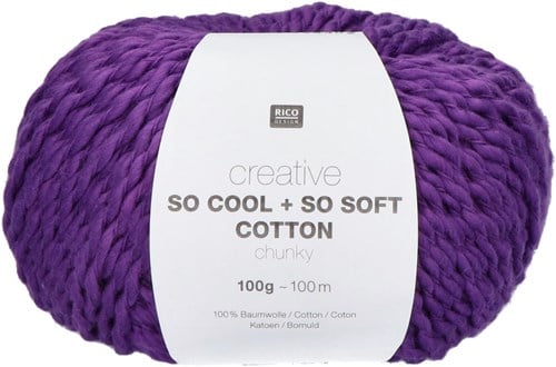 Rico Creative So Cool + So Soft Cotton Chunky 008 Purple