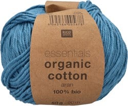 Rico Essentials Organic Cotton Aran 023 Sky Blue