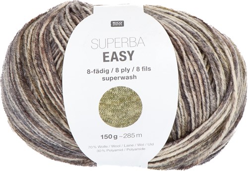 Rico Superba Easy 8, 8 ply 001 Pebbles