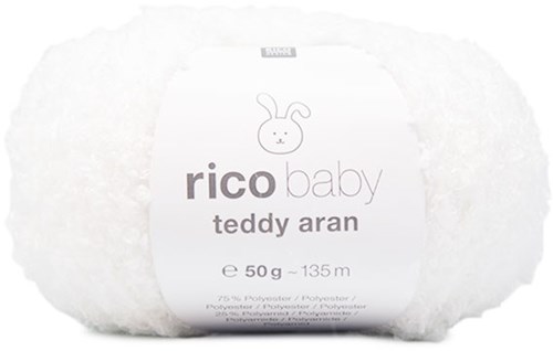 Rico Baby Teddy Aran 01 White