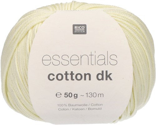 Rico Essentials Cotton dk 74 Pastel Yellow