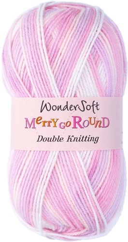 Stylecraft Merry Go Round DK Chrochet Yarn, 100% acrilico dai colori