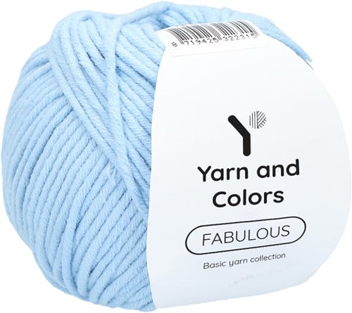 Yarn and Colors Fabulous 063 Ice Blue