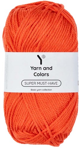 Yarn and Colors Super Must-have 022 Fiery Orange