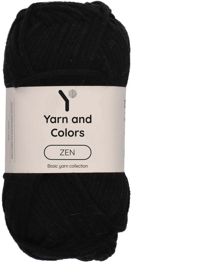 Yarn and Colors Zen 100 Black Wolplein Alles voor haken en breien