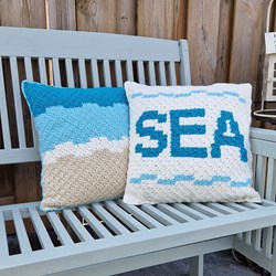 Sea & Beach Kussen Garen- en Haakpakket