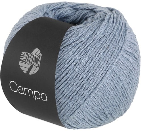 Lana Grossa Campo 004 Grijs Blauw