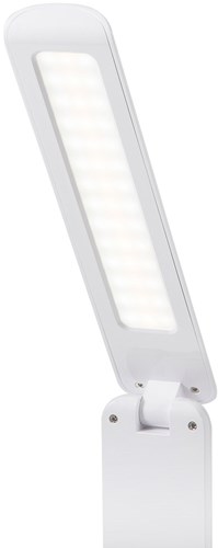 PURElite 2-in-1 Flip Lamp & Zaklamp: Oplaadbaar: Wit