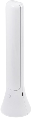 PURElite 2-in-1 Flip Lamp & Zaklamp: Oplaadbaar: Wit
