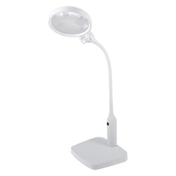 PURElite Multifunctioneel Vergrootglas en Tafellamp: Wit