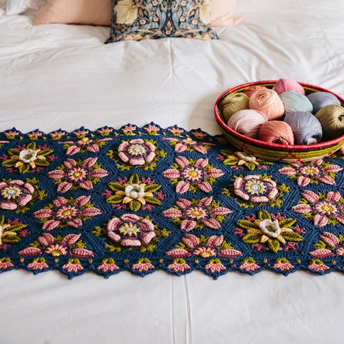 Climbing Rose Wrap - Jane Crow - Haakpakket