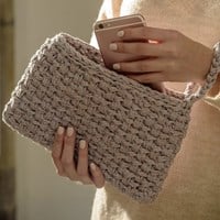 Haakpatroon RibbonXL Glitter Clutch