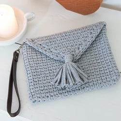 Haakpatroon RibbonXL Brei-look Clutch