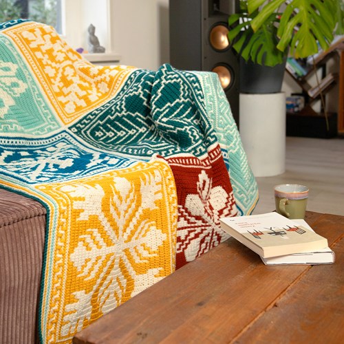 Floral CAL Deken Primula Garenpakket - Exclusief Patroon-2