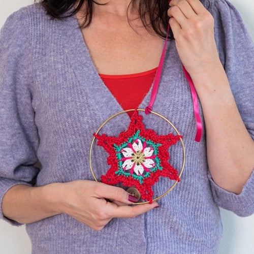 Haakpatroon Yarn and Colors Colorful Christmas Star