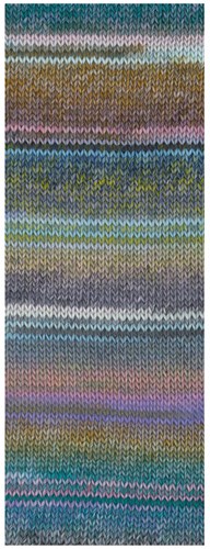 Lana Grossa Colorissimo 201 Licht- en donkergrijs, ijsblauw, petrol, zacht- en oudroze, grijsbruin, olijf, paars, turquoise-2