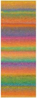 Lana Grossa Colorissimo 205 Olijf, geel, oranje, viooltjesblauw, grijs-lila, lichtgroen, turquoise, pink, fuchsia, wijnrood-2