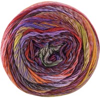 Lana Grossa Colorissimo 214 Bruin-Oranje,Rood-Bruin,Koperrood,Lila-Paars,Aubergine,Grijsgroen,Olijf