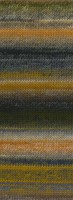 Lana Grossa Colorissimo 215 Oranjebruin,Zilver,Lichtgrijs,Lichtbeige,Blauw,Staalgrijs,Mos,Bosgroen-2