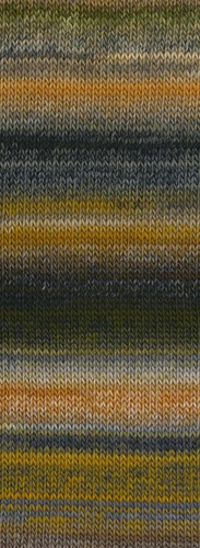 Lana Grossa Colorissimo 215 Oranjebruin,Zilver,Lichtgrijs,Lichtbeige,Blauw,Staalgrijs,Mos,Bosgroen-2
