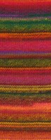 Lana Grossa Colorissimo 218 Roze,Fuchsia,Grijsgeel,Oranje,Roodbruin,Grijsgroen,Zwartrood-2