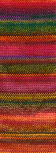 Lana Grossa Colorissimo 218 Roze,Fuchsia,Grijsgeel,Oranje,Roodbruin,Grijsgroen,Zwartrood-2