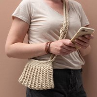 Yarn and Colors Cool Cross Body Bag Haakpakket 1 Limestone