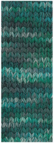 Lana Grossa Cool Merino Big Color 409 Donkergroen/petrol/zee/grijsgroen/grijs/wit-2