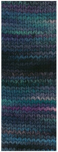 Lana Grossa Cool Merino Color 318 Grijsviolet/petrol/zeegroen/roze//roodviolet/zwartgroen/zwart/jeansblauw-2