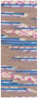 Lana Grossa Cool Wool 4 Socks Print 3 7203 Beige/Korenbloem/Wit/Roze/Paars-2