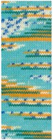 Lana Grossa Cool Wool 4 Socks Print 3 7205 Turquoise/Opaalgroen/Geel Oranje/Wit/Licht/Kobaltblauw-2