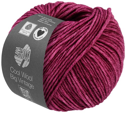Lana Grossa Cool Wool Vintage Big 7177 Indisch Rood