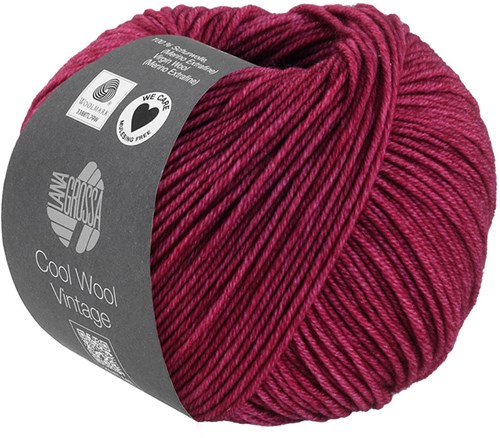 Lana Grossa Cool Wool Vintage 7377 Indisch rood