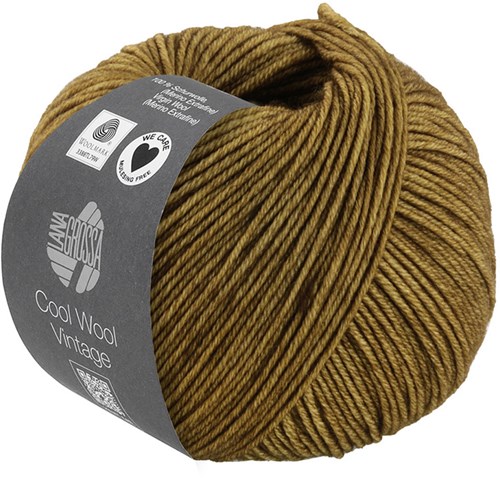 Lana Grossa Cool Wool Vintage 7381 Donker olijf