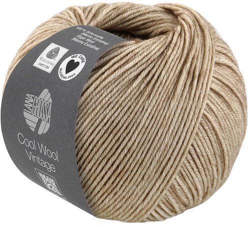 Lana Grossa Cool Wool Vintage 7382 Zandbeige