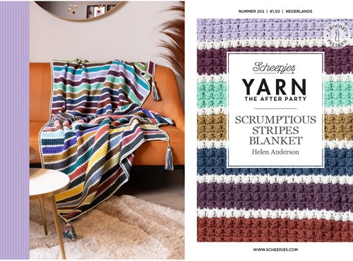 Yarn The After Party nr.202 Scrumptious Stripes Blanket