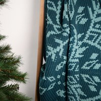 Arctic Bloom Deken Dark Blue Garenpakket - Exclusief Patroon-3