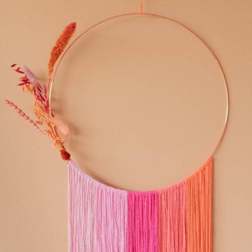 Yarn and Colors Degrade Wall Hanging 2.0