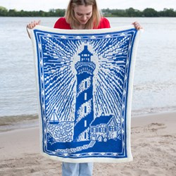 Little Green Feather - The Lonely Lighthouse Haakpatroon (Digital)