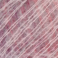 Lana Grossa Silkhair Haze Print 1214 Light Gray / Salmon / Purple / Pale Pink-2