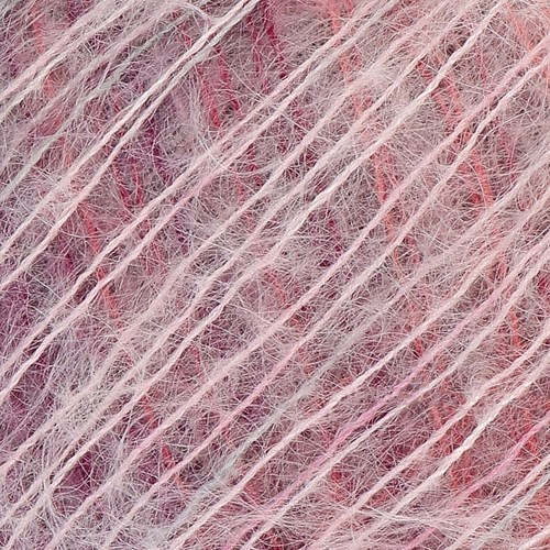 Lana Grossa Silkhair Haze Print 1214 Light Gray / Salmon / Purple / Pale Pink-2
