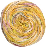 Lana Grossa Gomitolo Pazzo 812 Olive / mustard yellow / purple colored-2
