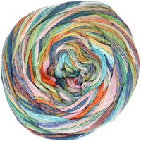 Lana Grossa Gomitolo Pazzo 813 Blue / green / orange colored-2