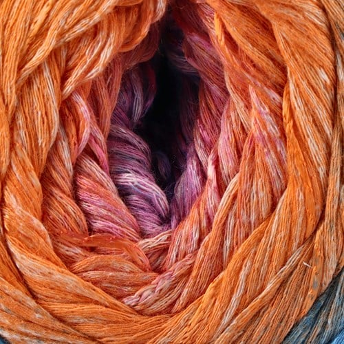 Lana Grossa Gomitolo Sole 926 pink/rose/orange/corn yellow/beige/sky blue-2