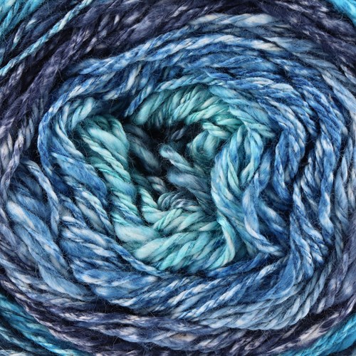 Lana Grossa Gomitolo Collina 1011 petrol blue/dark blue/ink blue/turquoise/blue-2