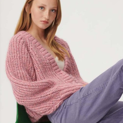 Rico creative cotton flecky fleece