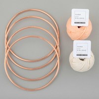 Yarn and Colors Mini Malistic WOW! Muurhanger Pakket 042 Cream / Peach-3
