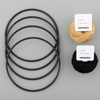 Yarn and Colors Mini Malistic WOW! Muurhanger Pakket 089 Gold / Black-3