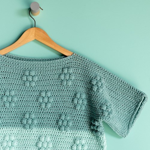 Yarn and Colors Spring Flowers Tee Haakpakket M 1 Glass-3