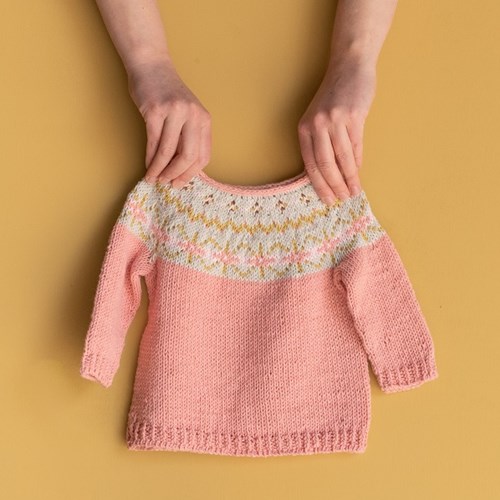 Yarn and Colors Hanna Sweater Breipakket 1 Old Pink-2